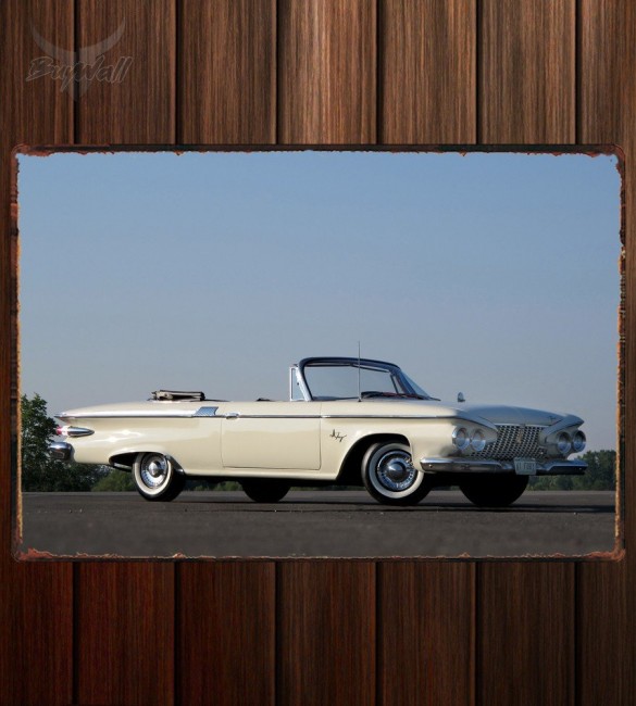 Металлическая табличка Plymouth Fury Convertible 537 Металлическая табличка Plymouth Fury Convertible 537